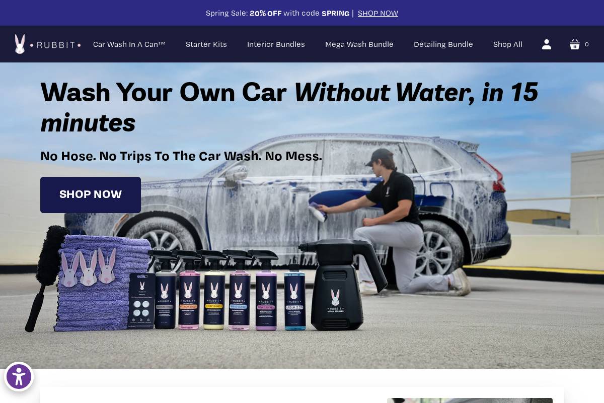rubbit.com homepage screenshot
