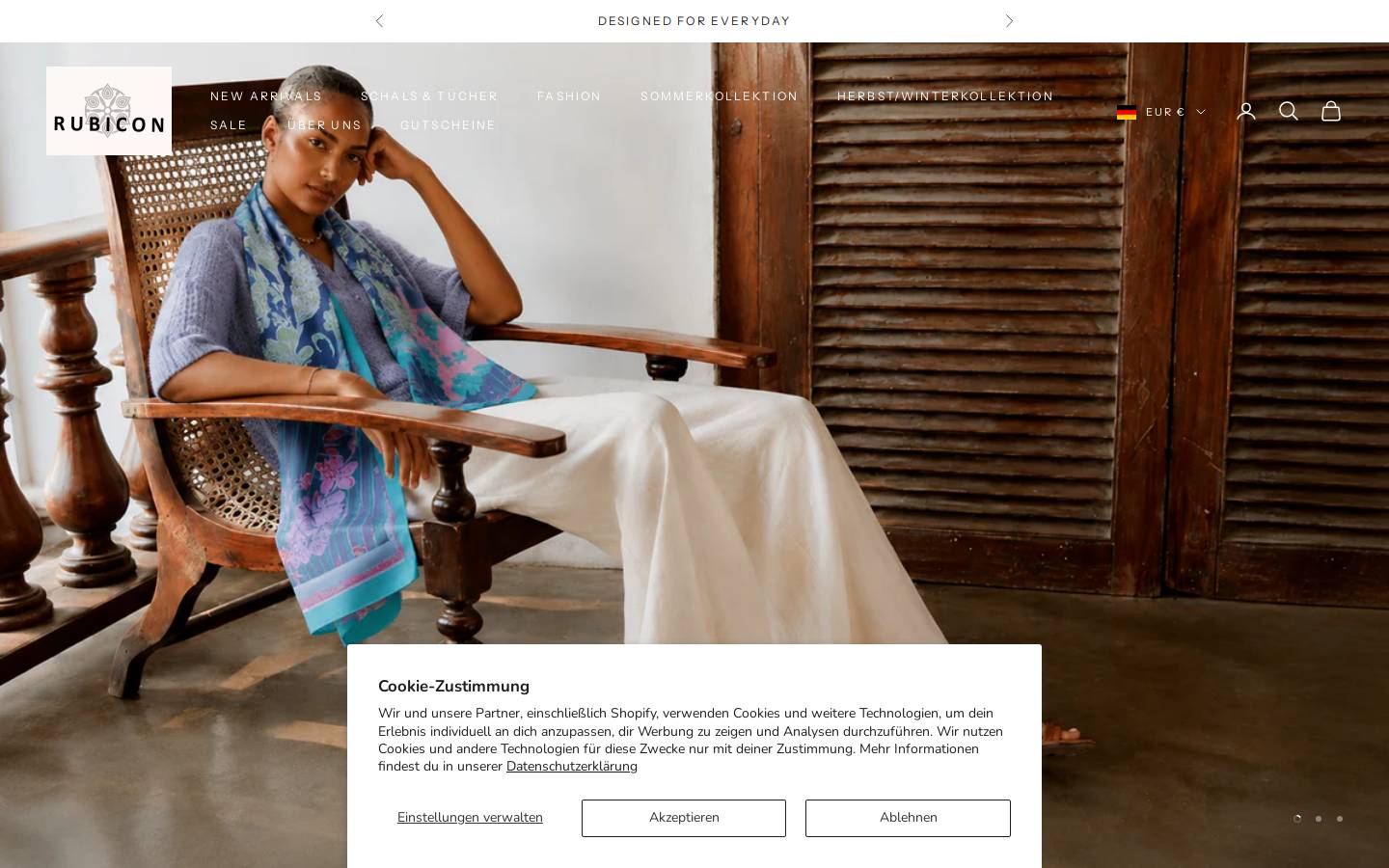 rubicon-fashion.de homepage screenshot
