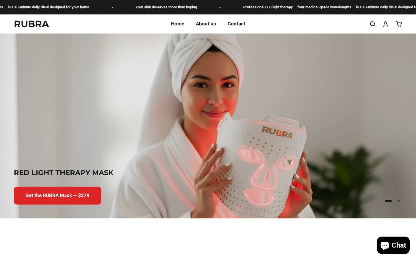 rubralifestyle.com homepage screenshot