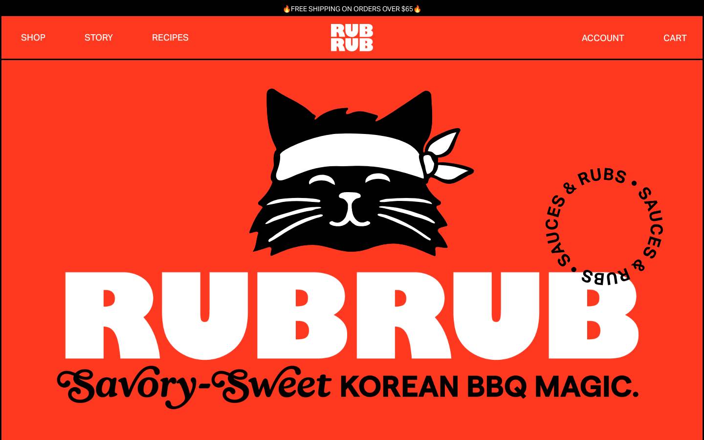 rubrub.com homepage screenshot
