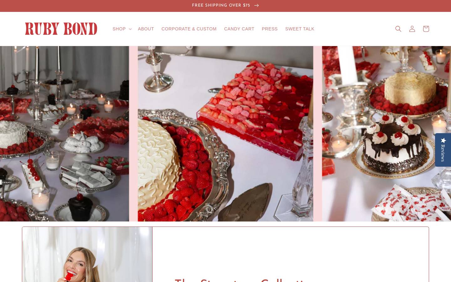 ruby-bond.com homepage screenshot