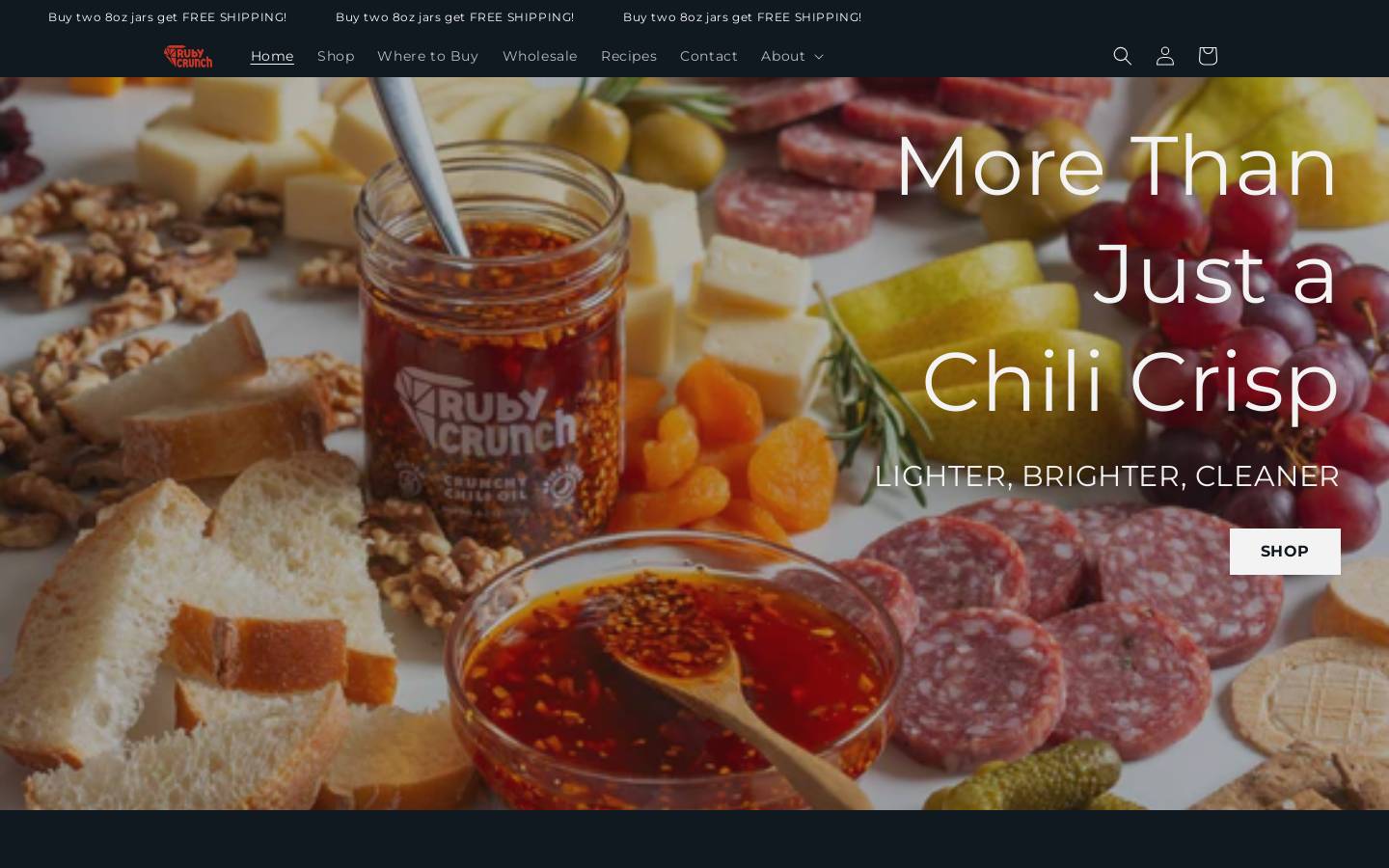 rubycrunch.com homepage screenshot