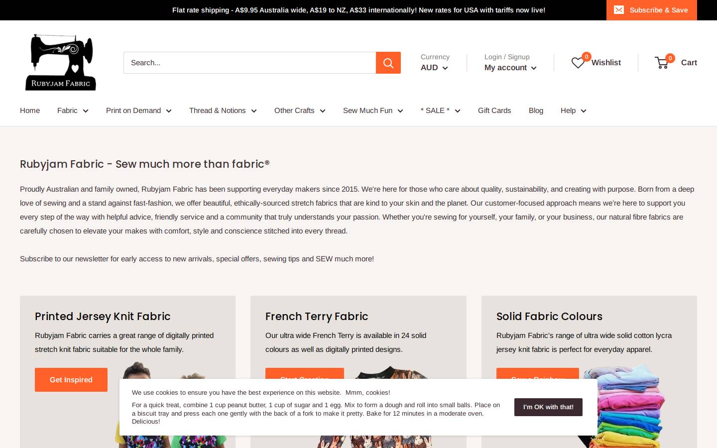 Rubyjam homepage screenshot