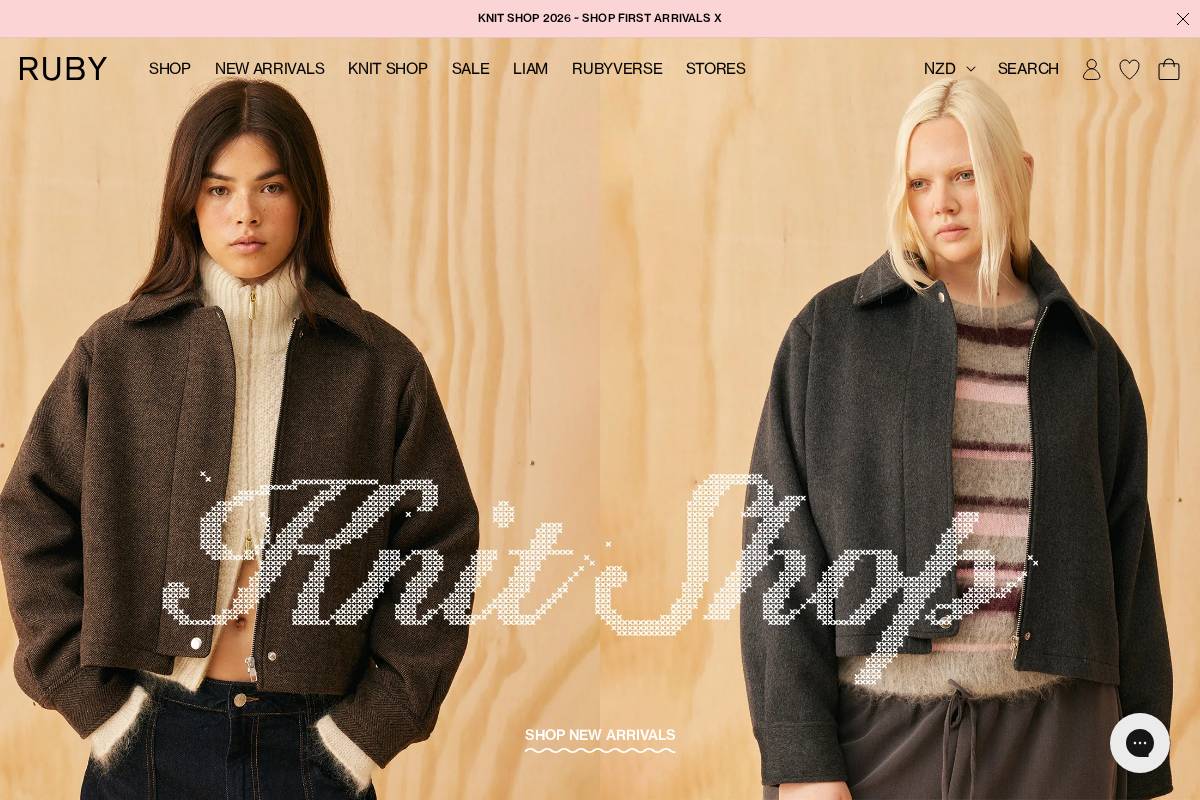 rubynz.com homepage screenshot