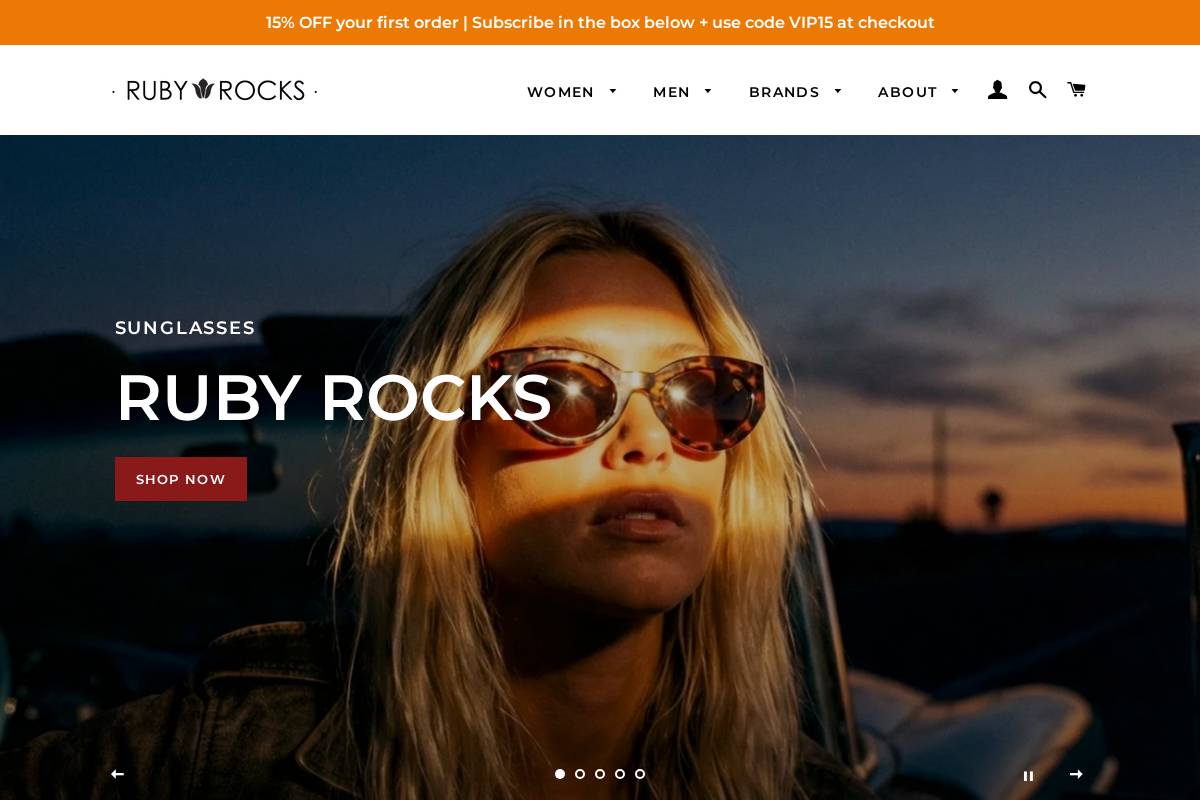 rubyrocks.com homepage screenshot