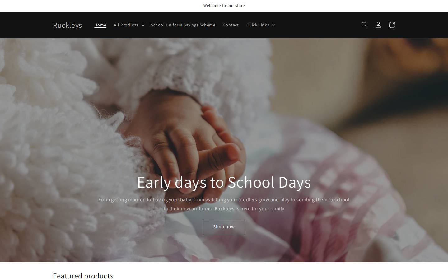 ruckleys.co.uk homepage screenshot