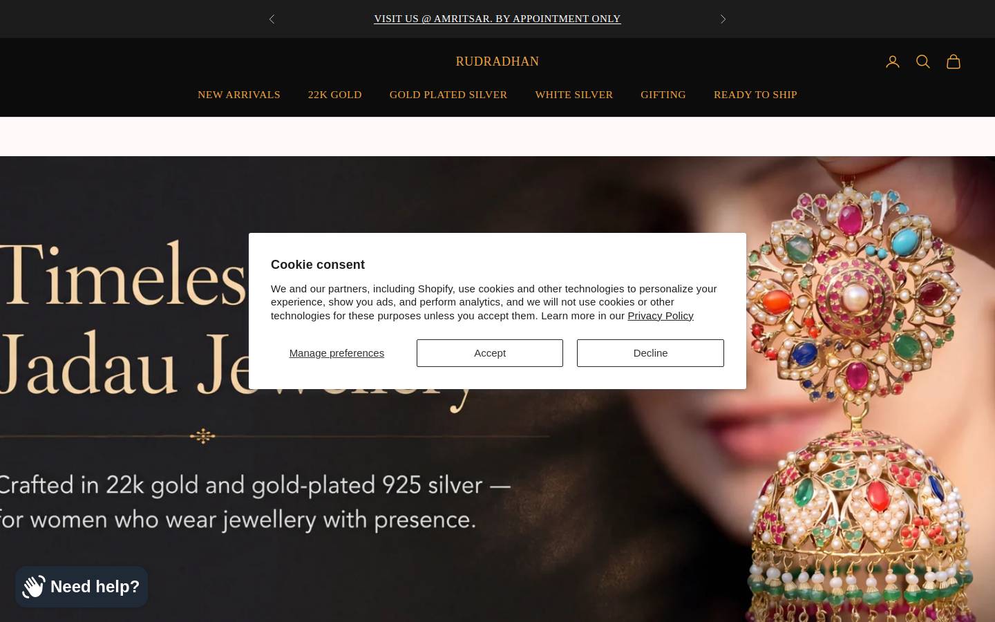 RUDRADHAN homepage screenshot