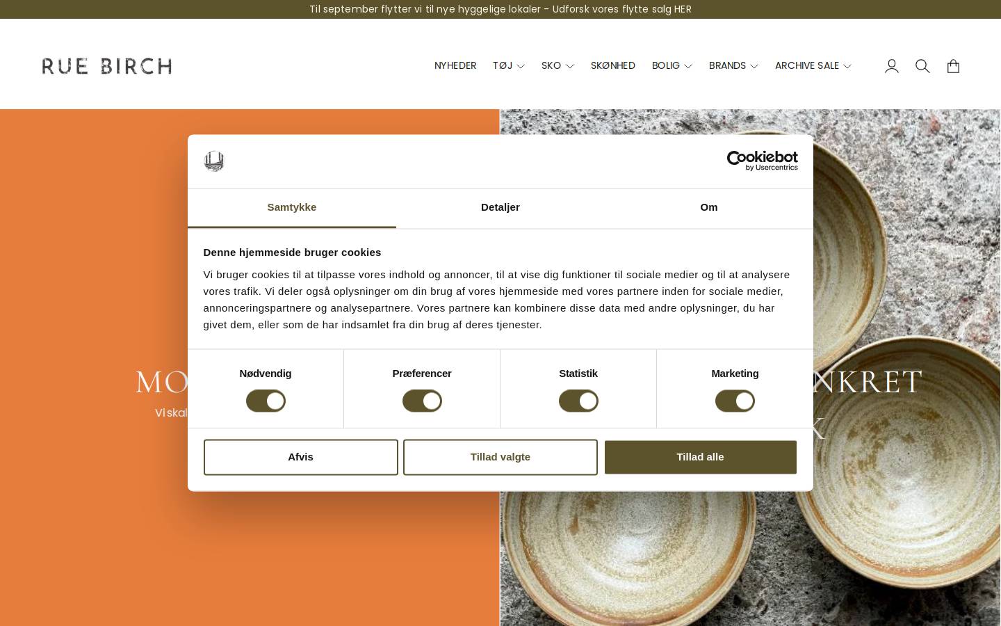 Ruebirch homepage screenshot
