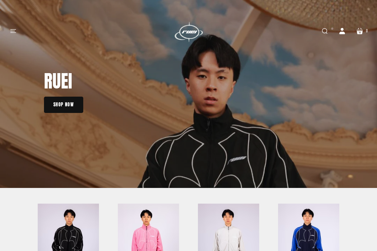 RUEI homepage screenshot