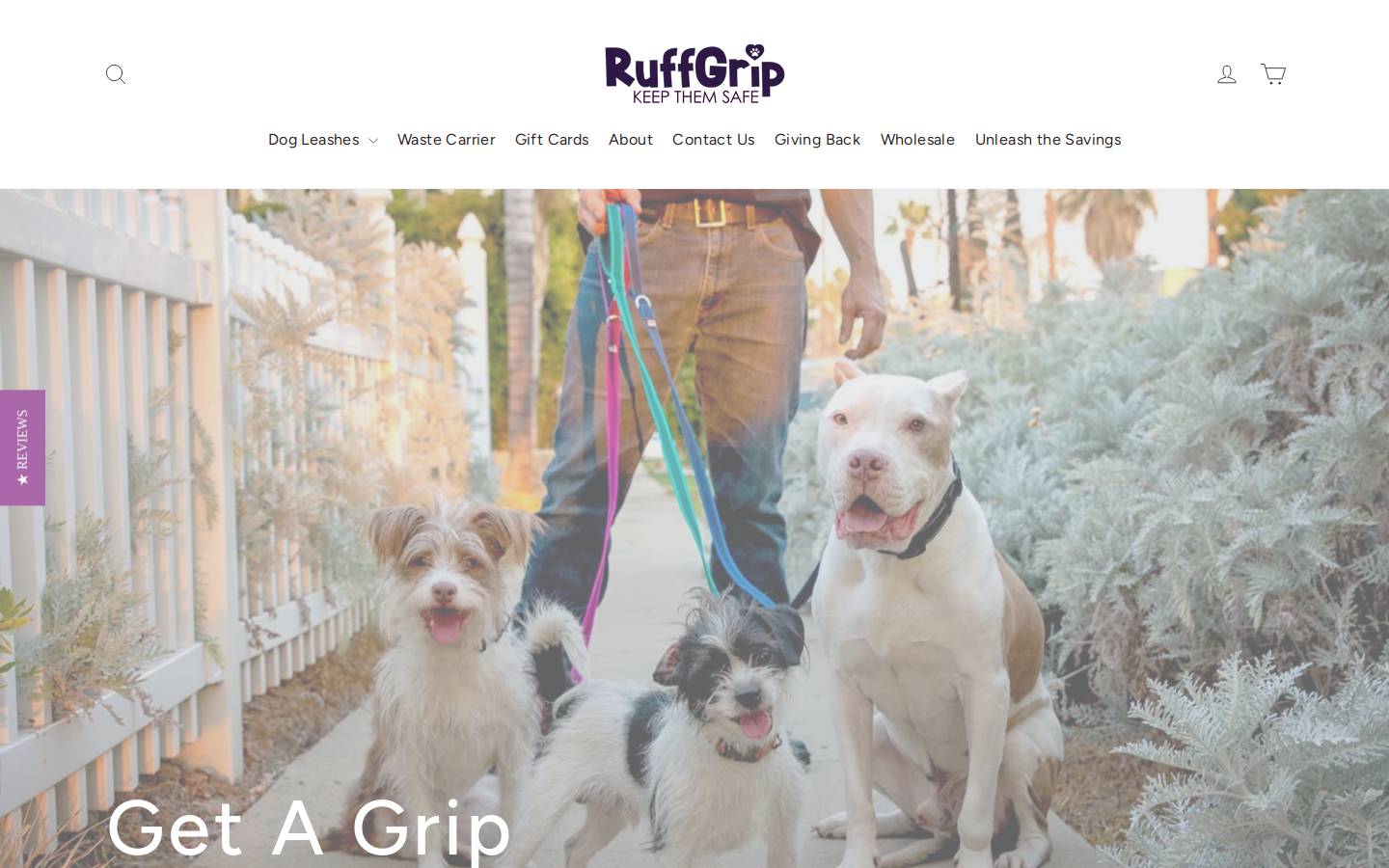 ruffgrip.com homepage screenshot