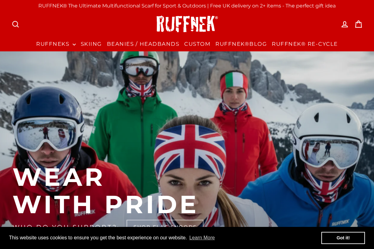 ruffnek.co.uk homepage screenshot