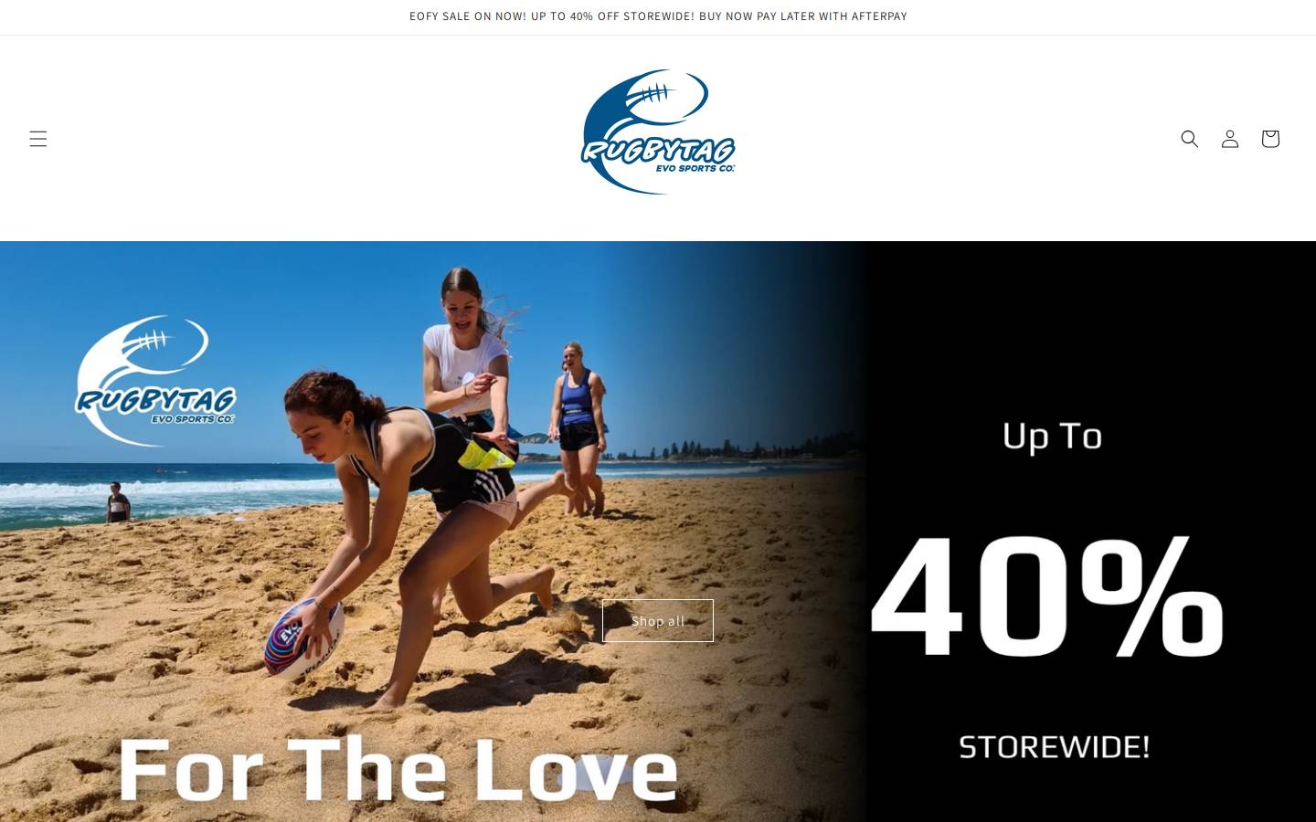 rugbytag.com.au homepage screenshot
