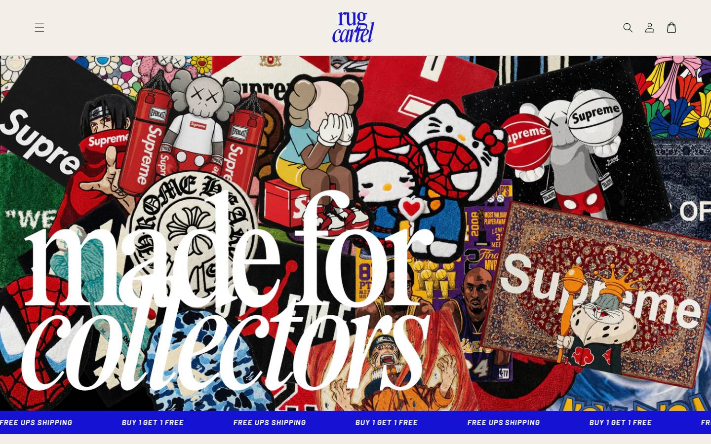 rugcartelofficial.com homepage screenshot