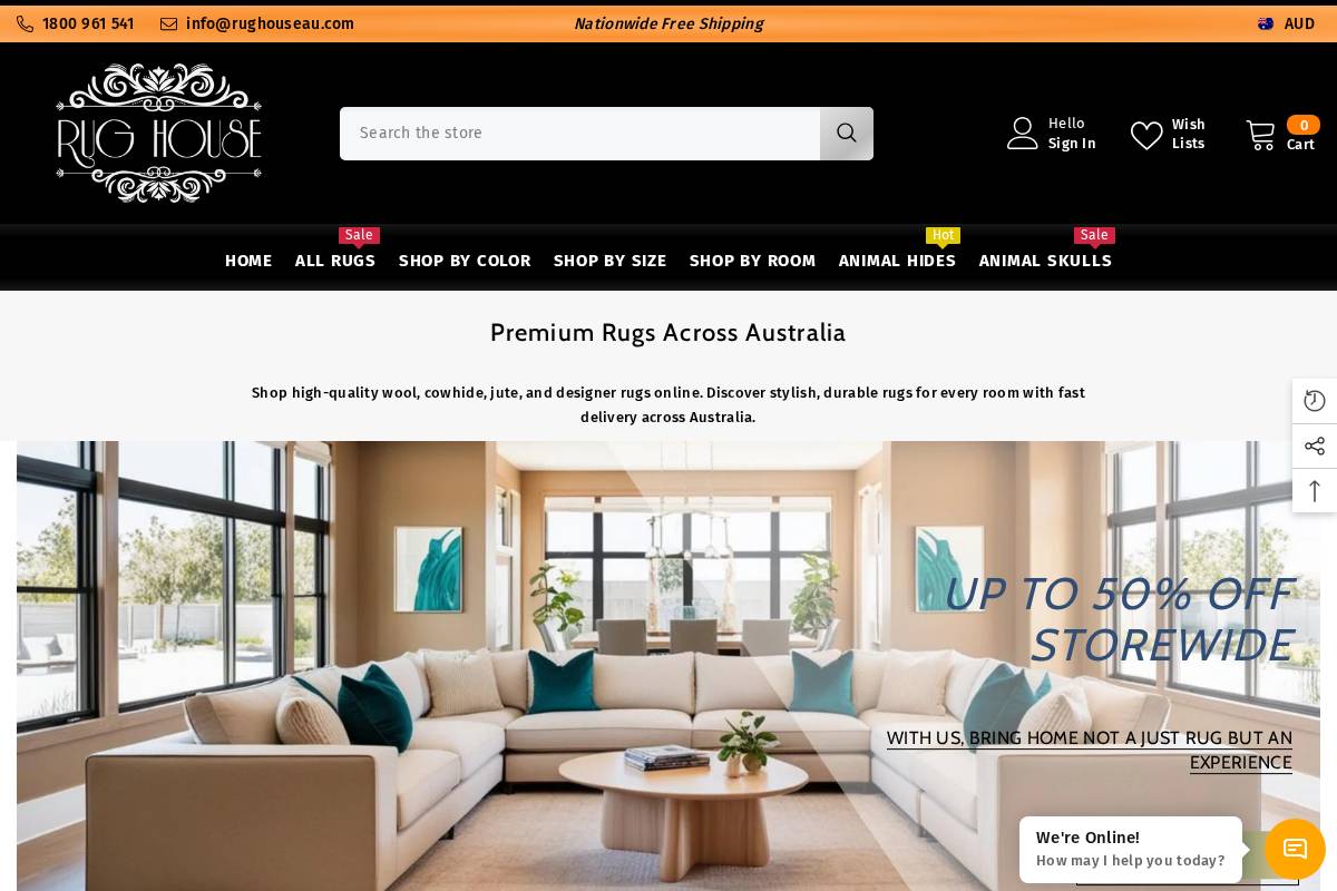 Rughouseau homepage screenshot
