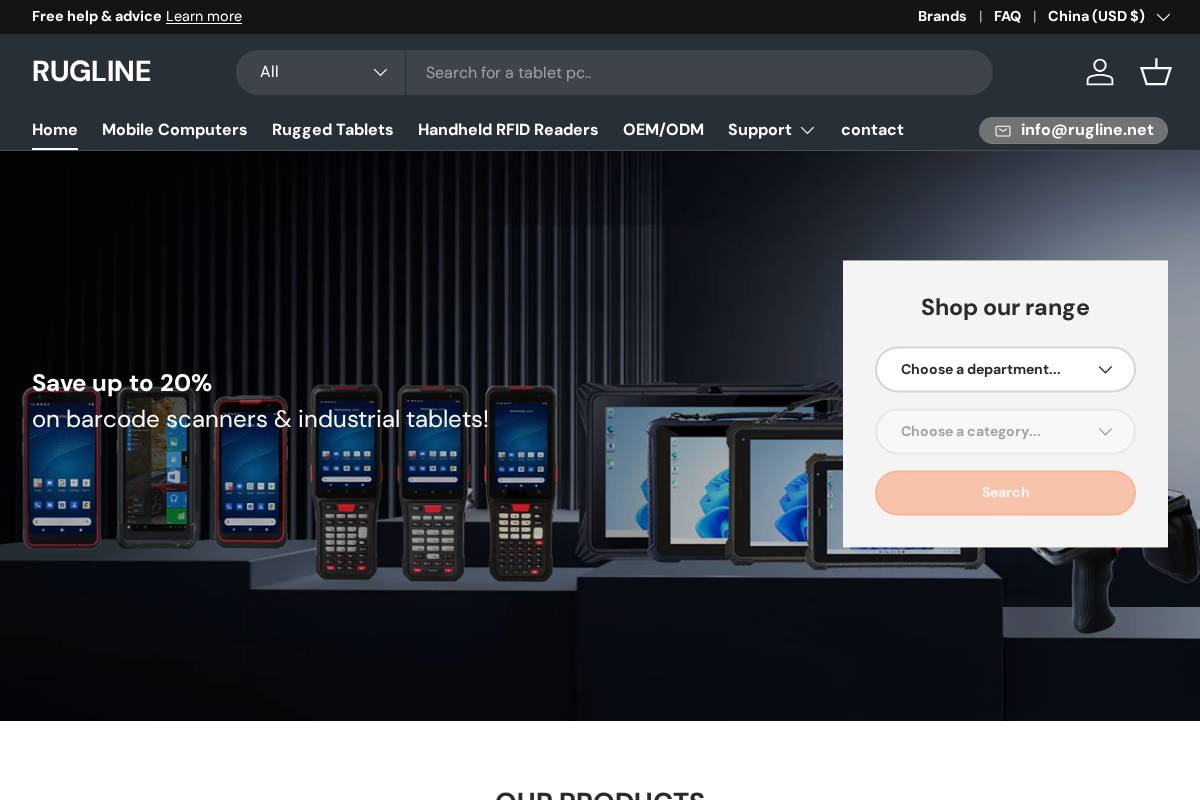 rugline.net homepage screenshot