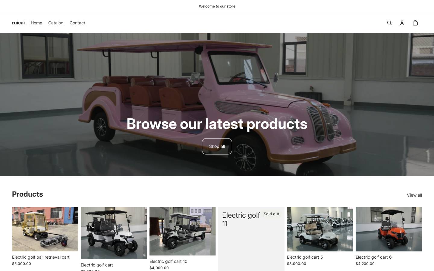 ruicaisev.com homepage screenshot