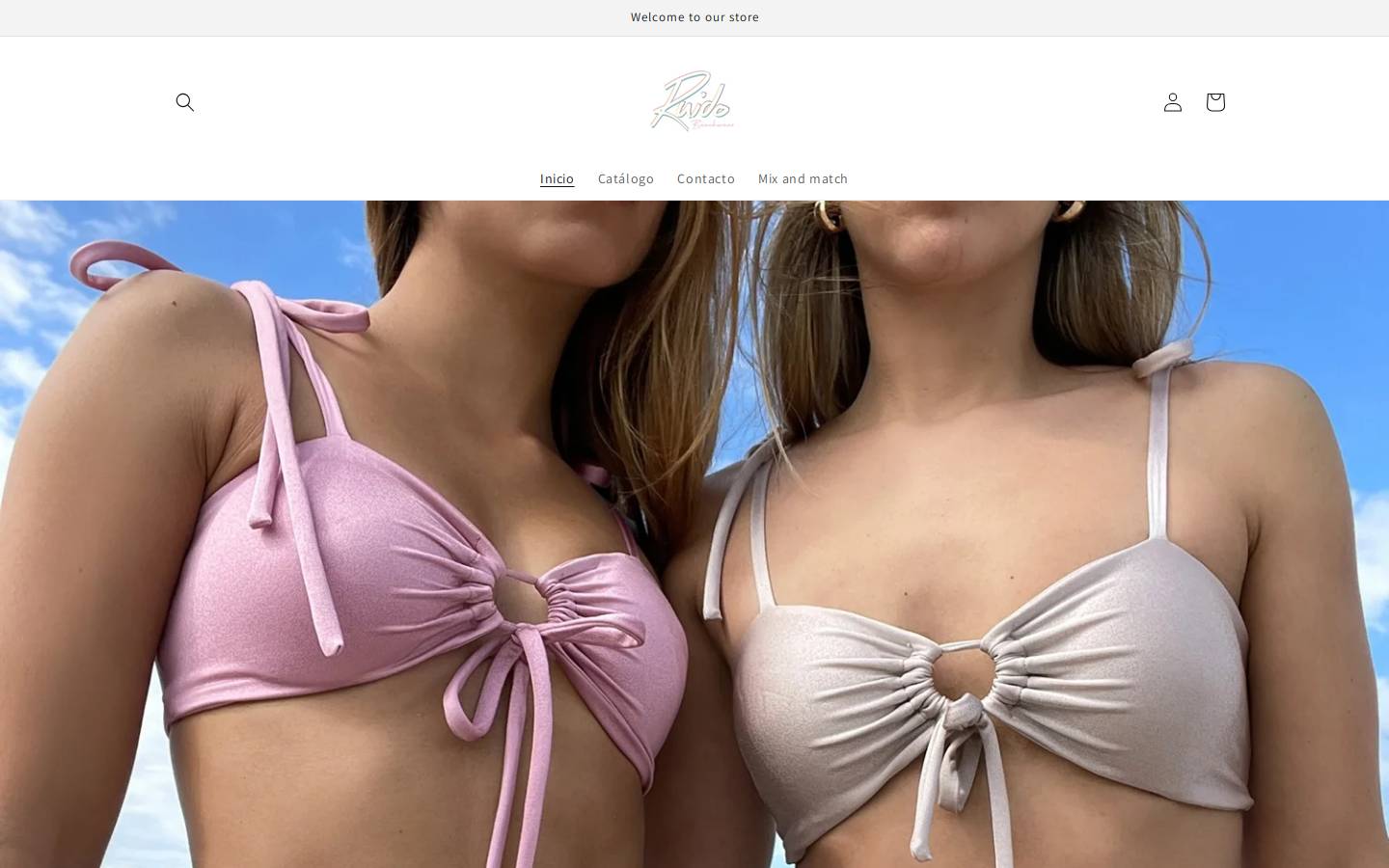 ruidobeachwear.com homepage screenshot