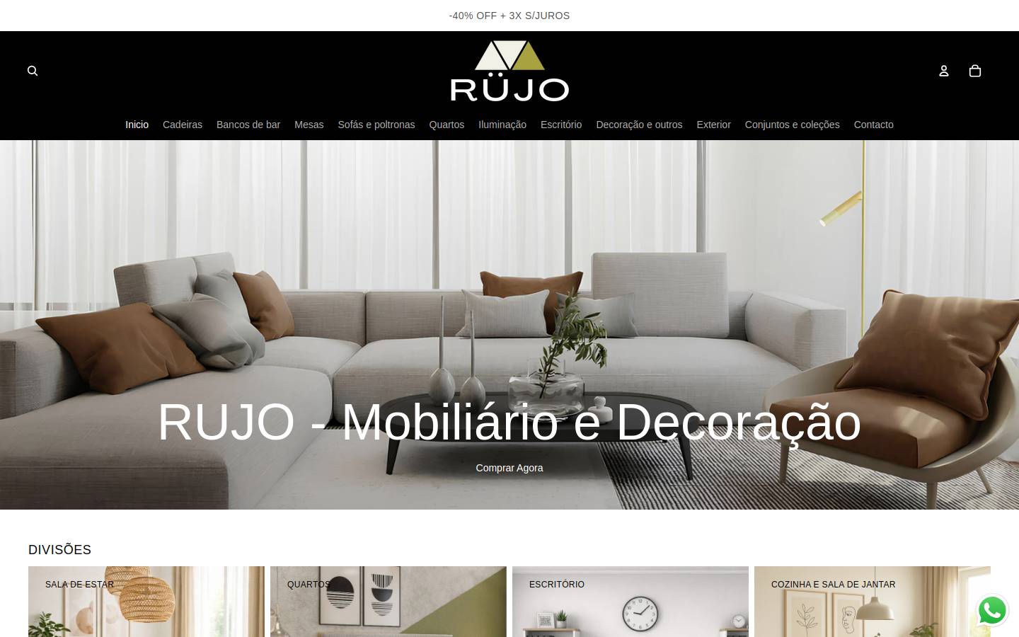 rujo.pt homepage screenshot