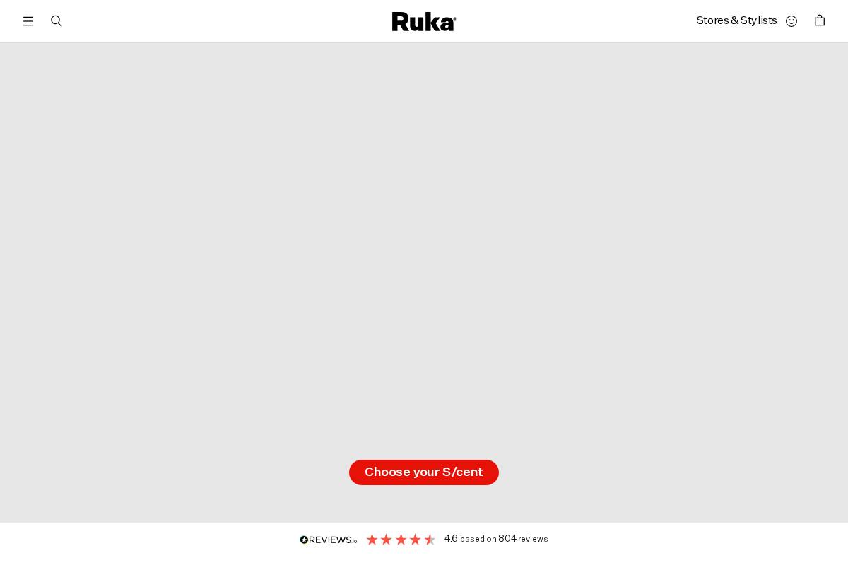 rukahair.com homepage screenshot