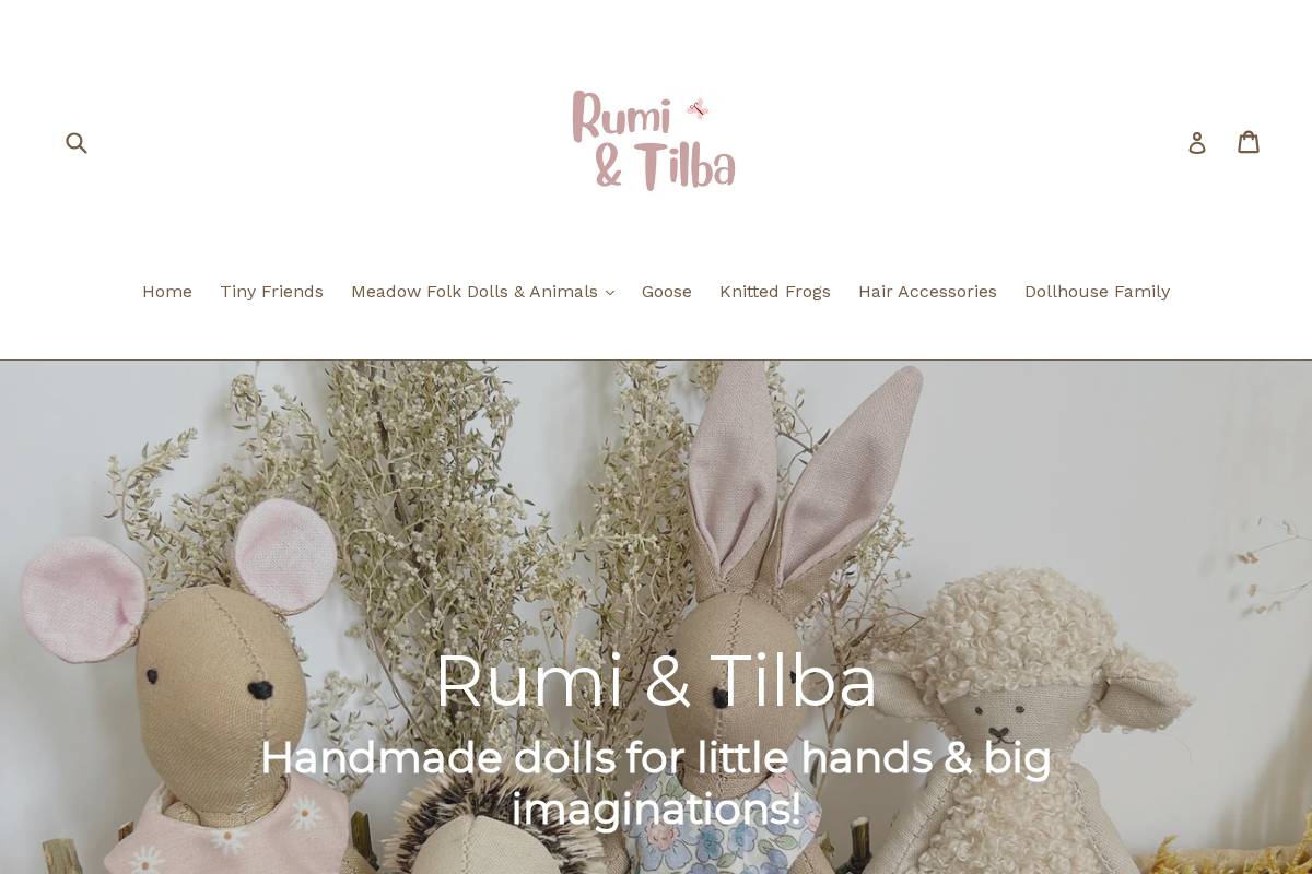 rumiandtilba.com homepage screenshot