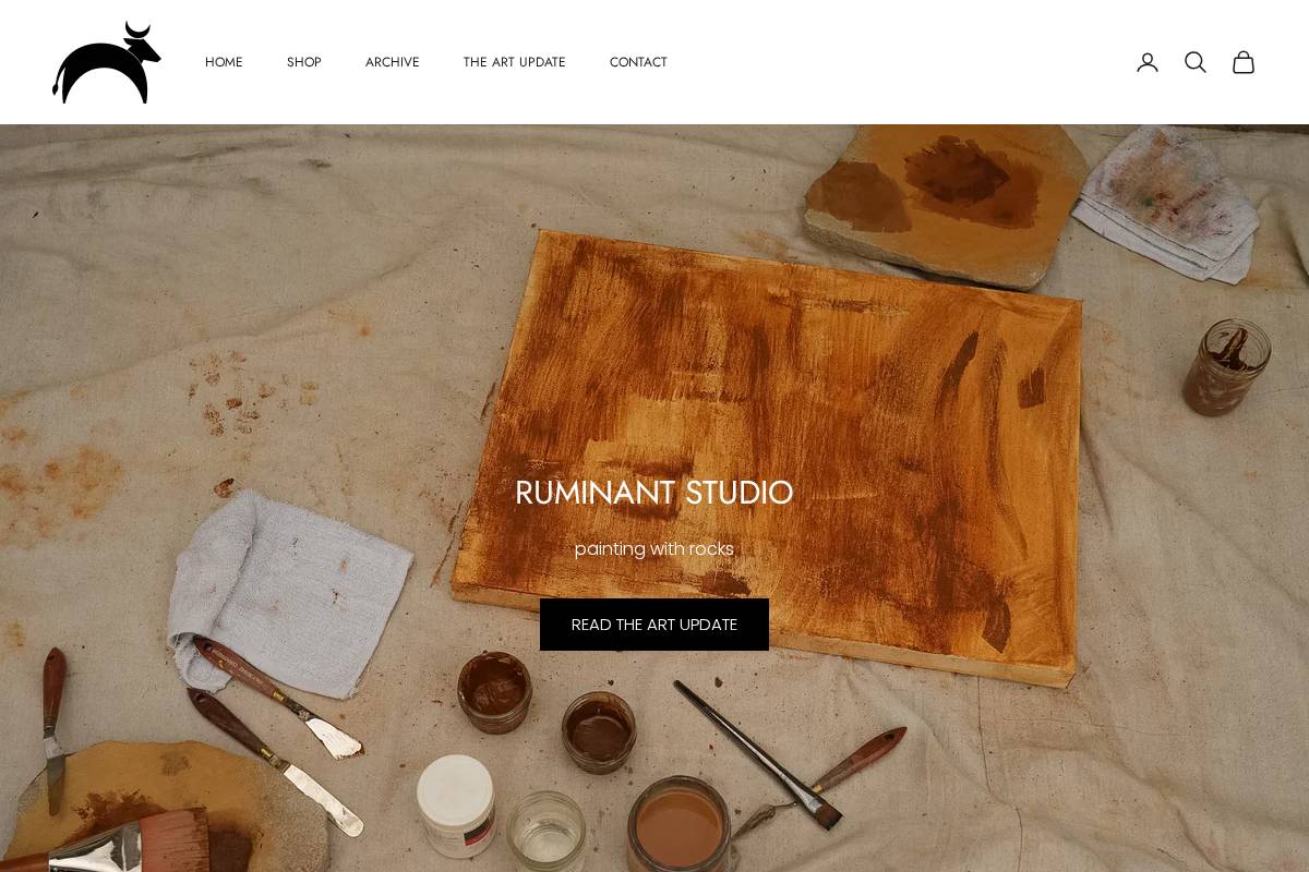 ruminanthatco.com homepage screenshot
