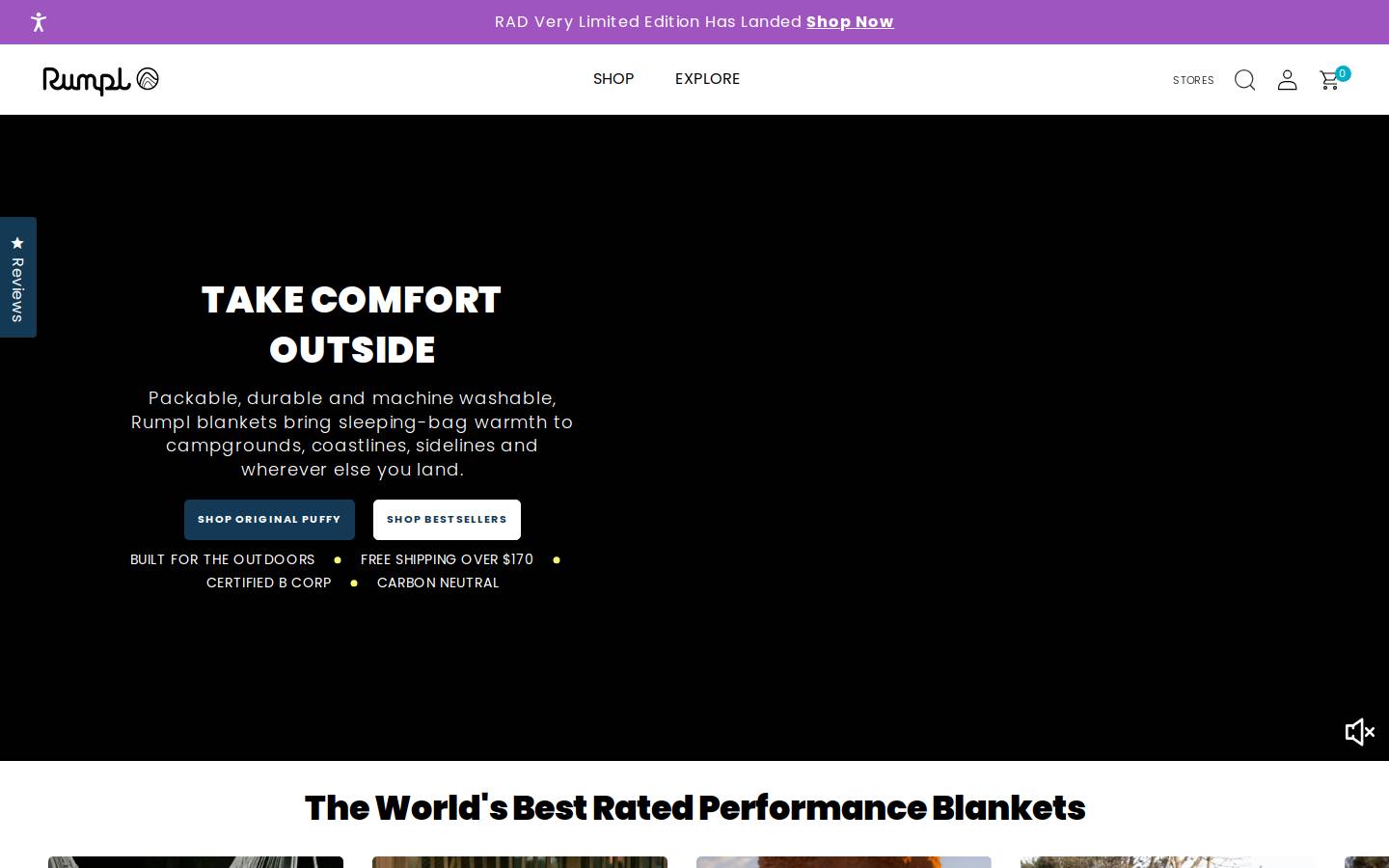 Rumpl homepage screenshot