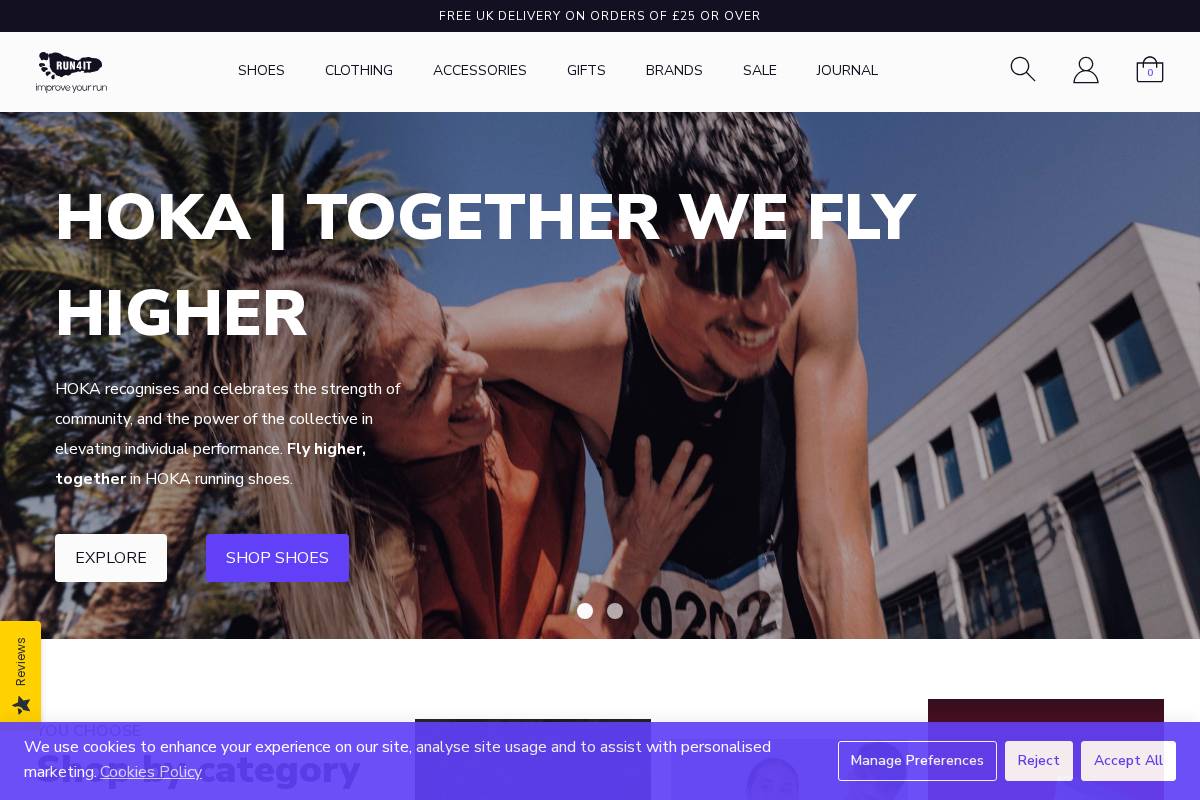 Run4It homepage screenshot