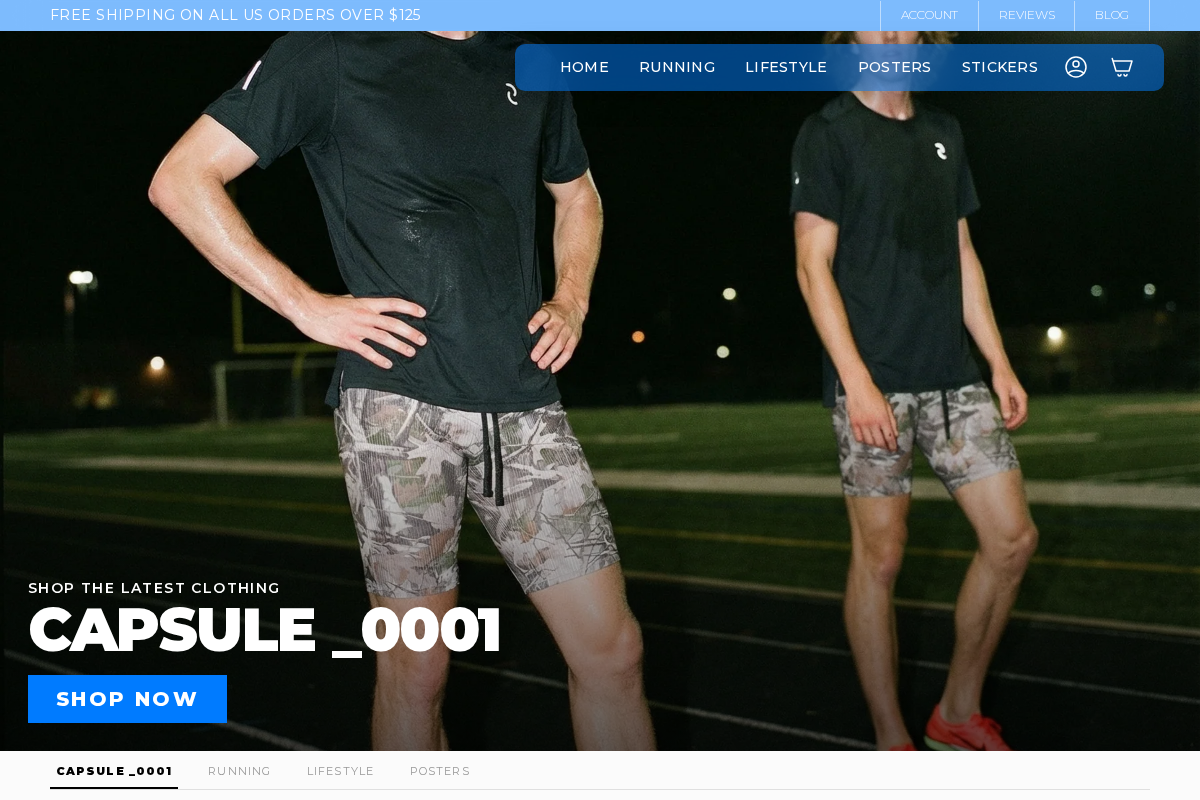 runculture.net homepage screenshot