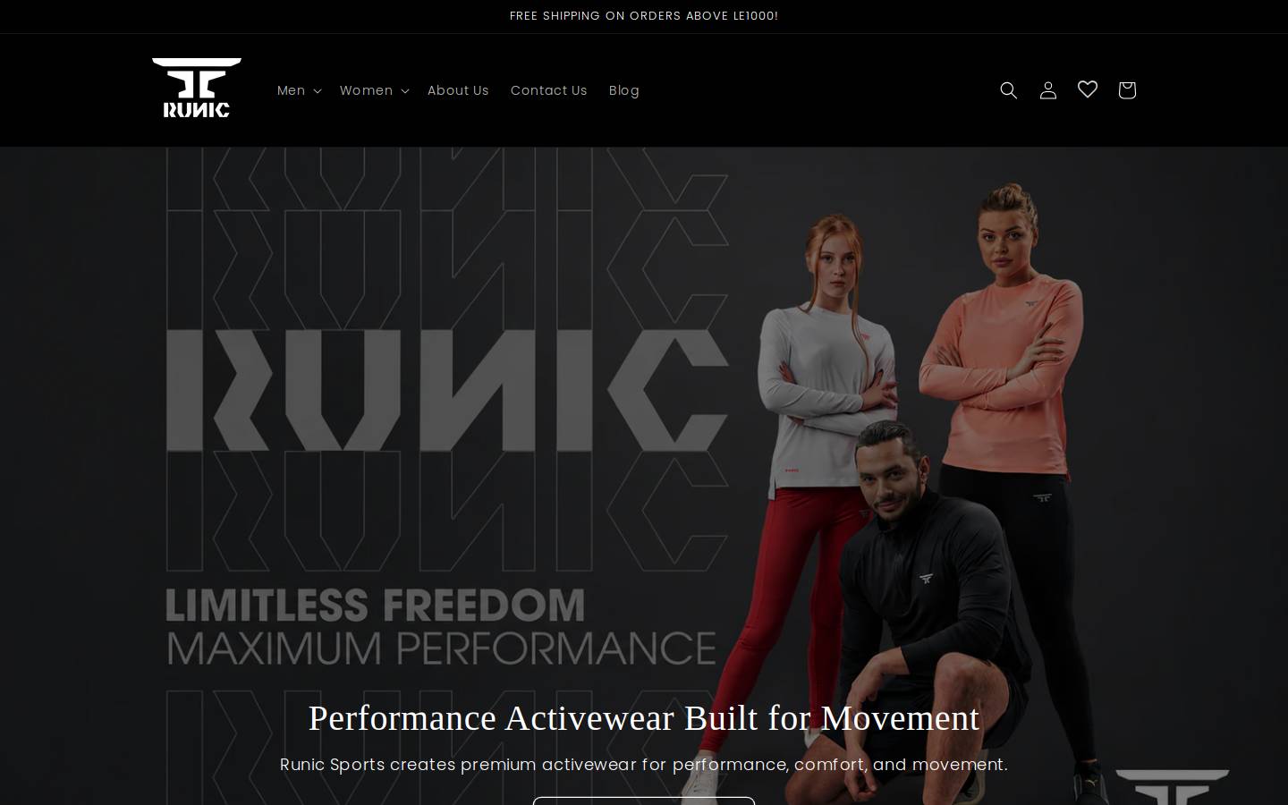 runicsports.com homepage screenshot