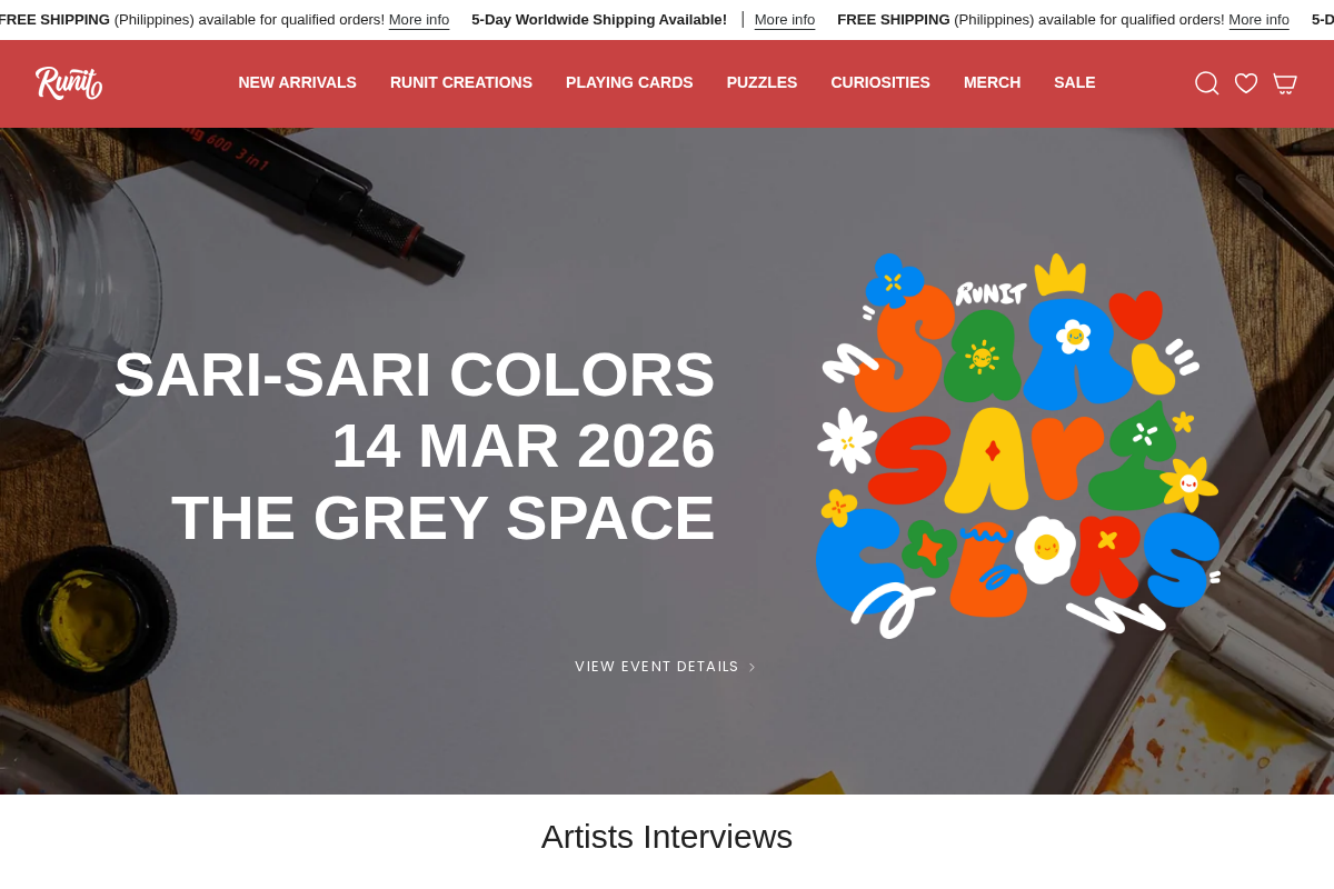 RunIt Decks homepage screenshot