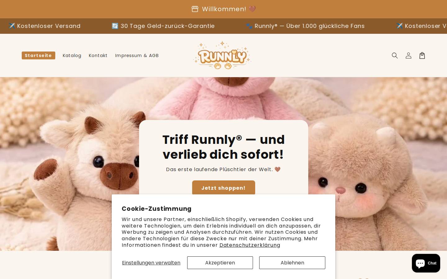 runnly.de homepage screenshot