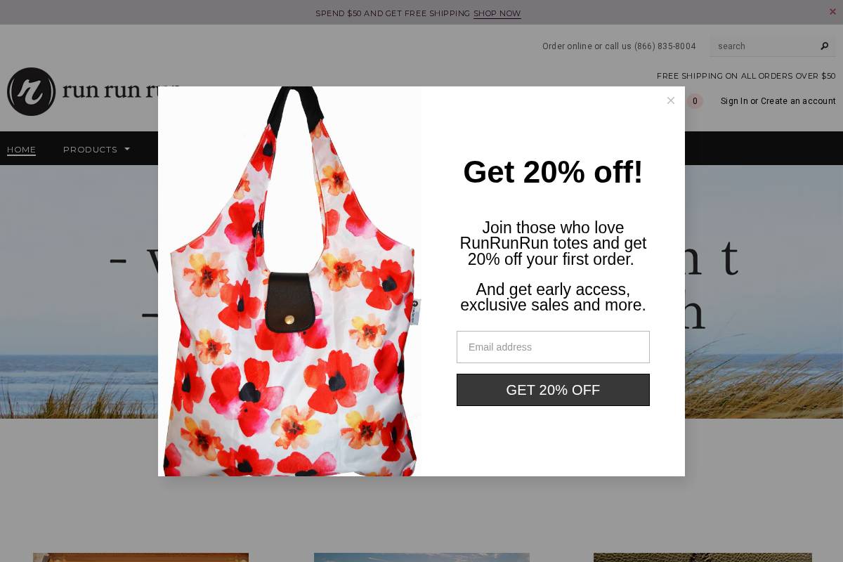 runrunrun.com homepage screenshot