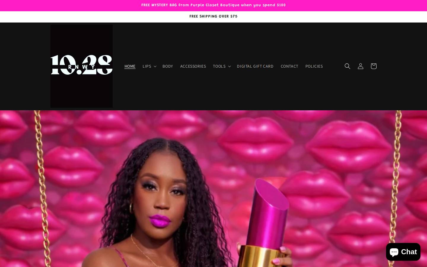 runway1028.com homepage screenshot
