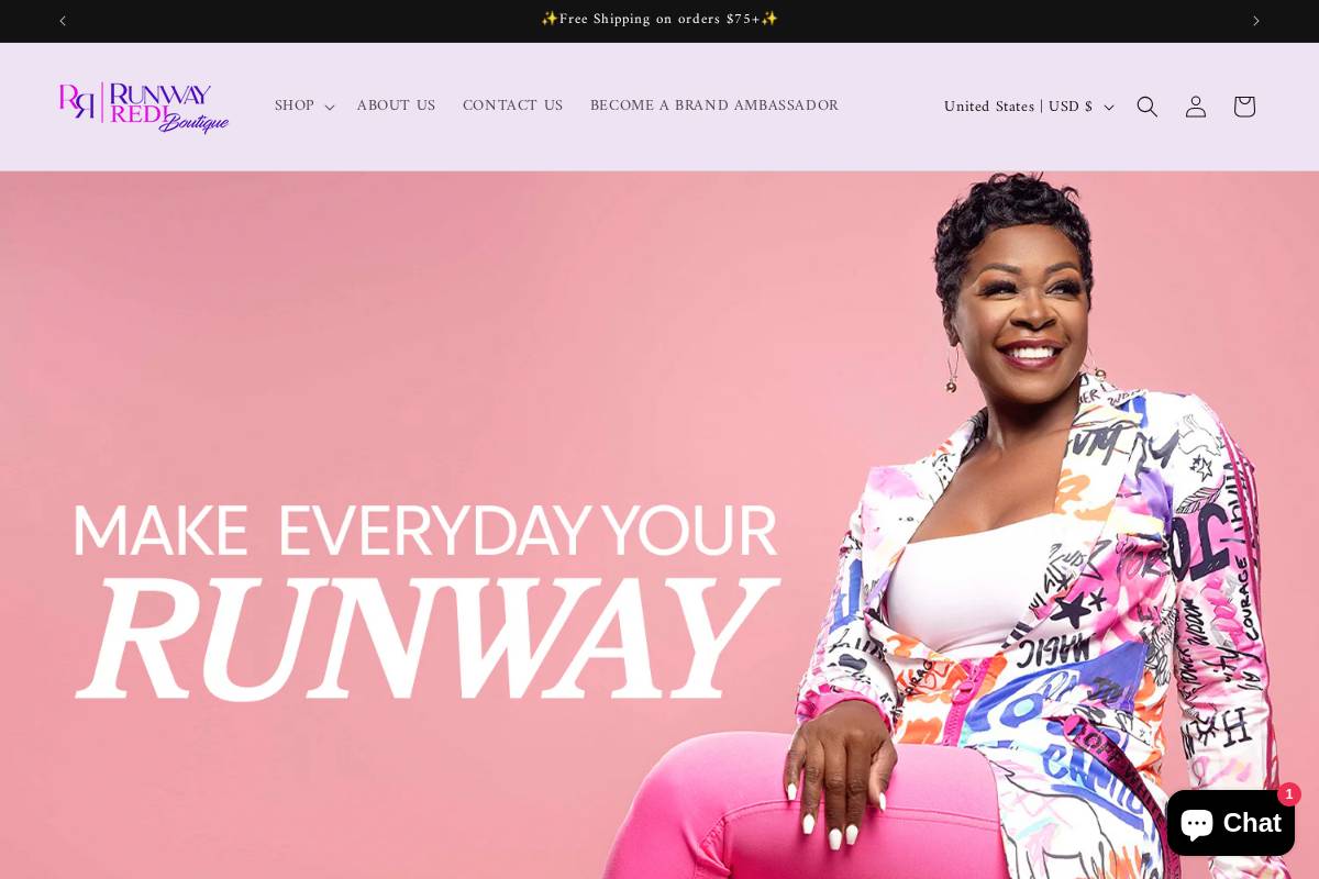 runwayredi.com homepage screenshot