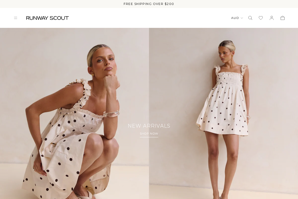 RunwayScout.com homepage screenshot