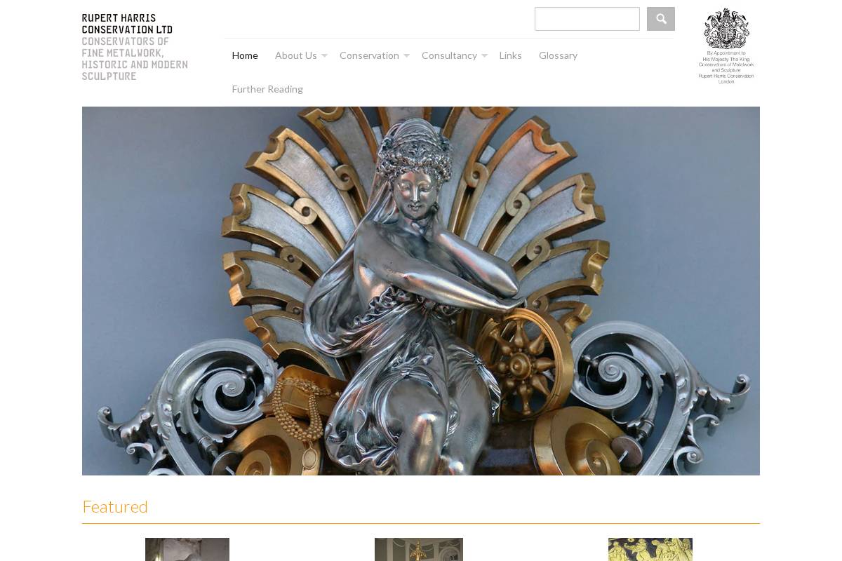 rupertharris.com homepage screenshot