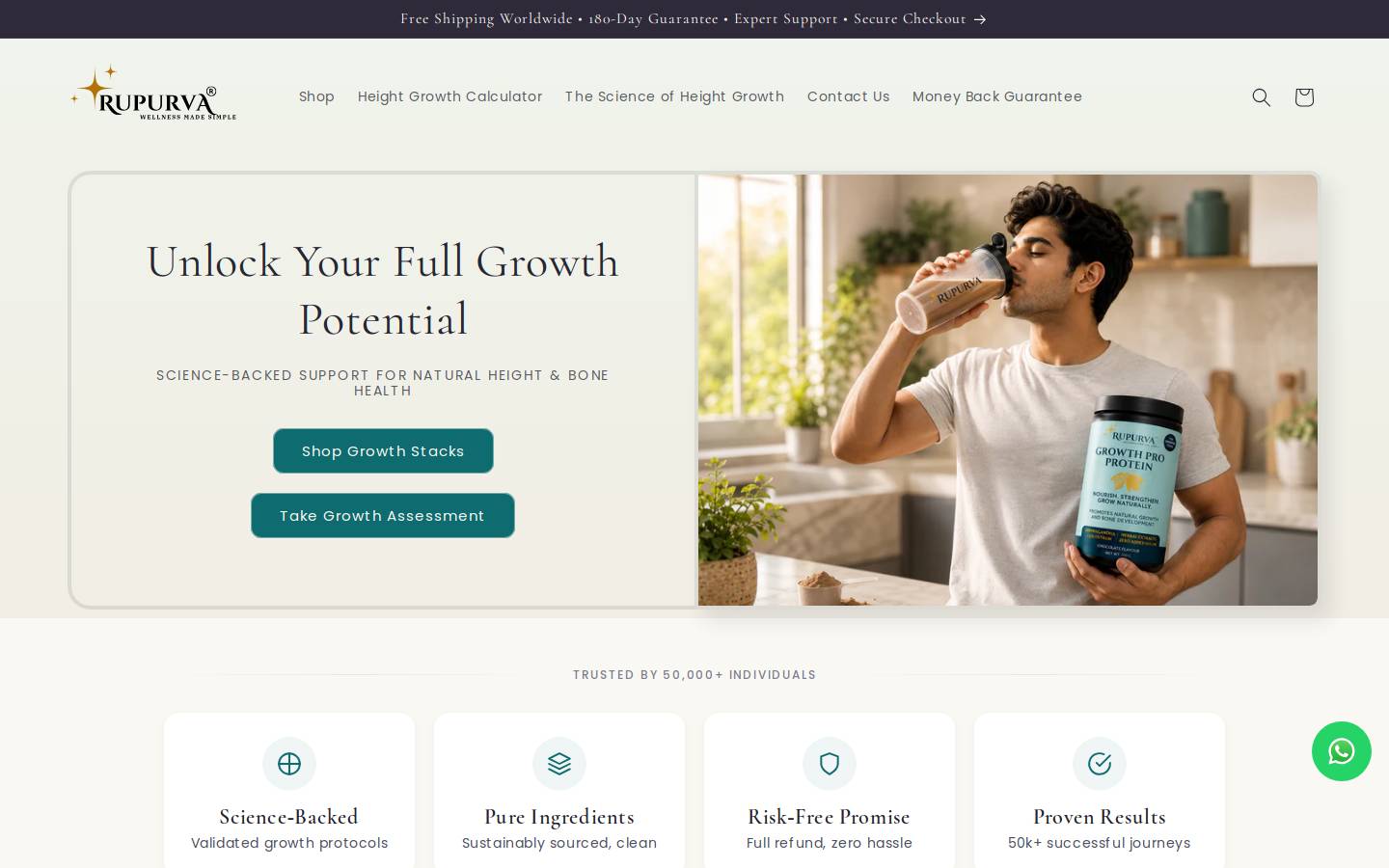 Rupurva homepage screenshot