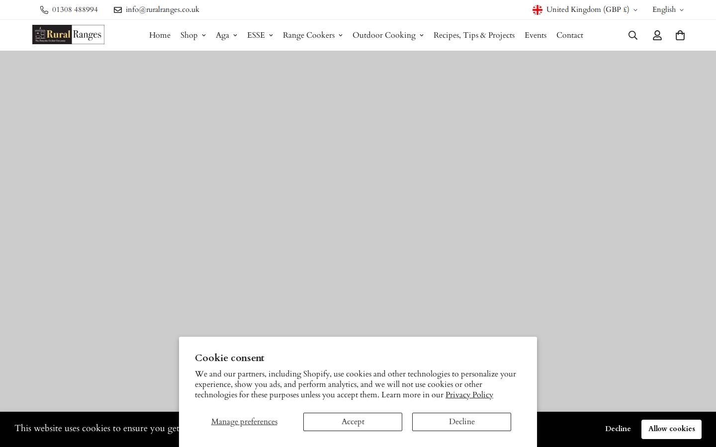 Rural Ranges Ltd homepage screenshot