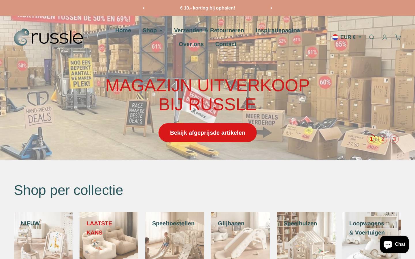 russle.nl homepage screenshot