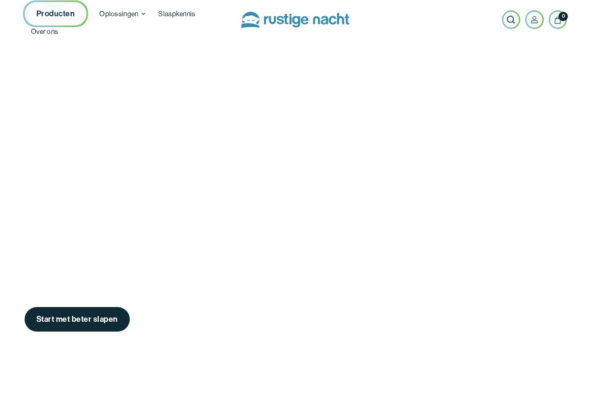 Rustige Nacht homepage screenshot