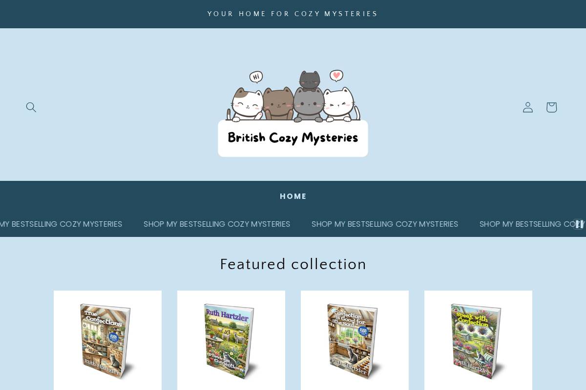 ruthhartzler.com homepage screenshot