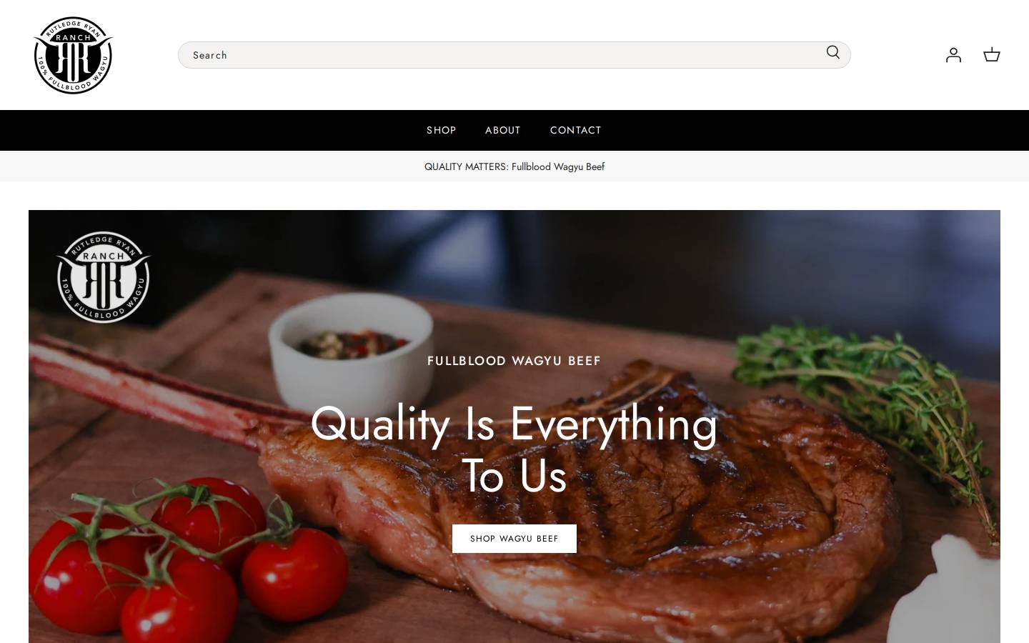 rutledgeryanranch.com homepage screenshot