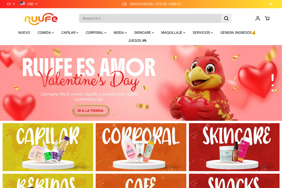ruufe.com homepage screenshot