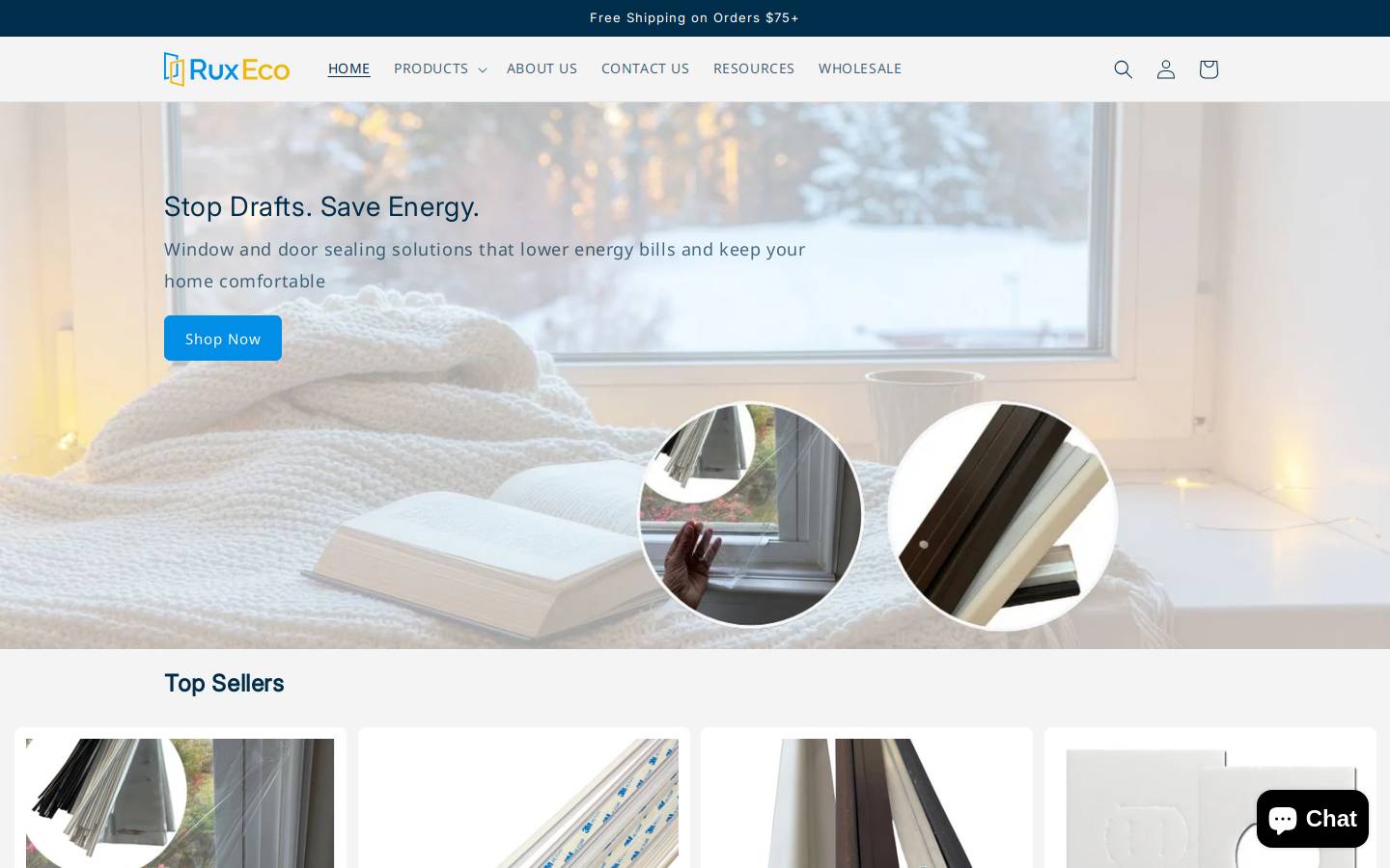 ruxeco.com homepage screenshot