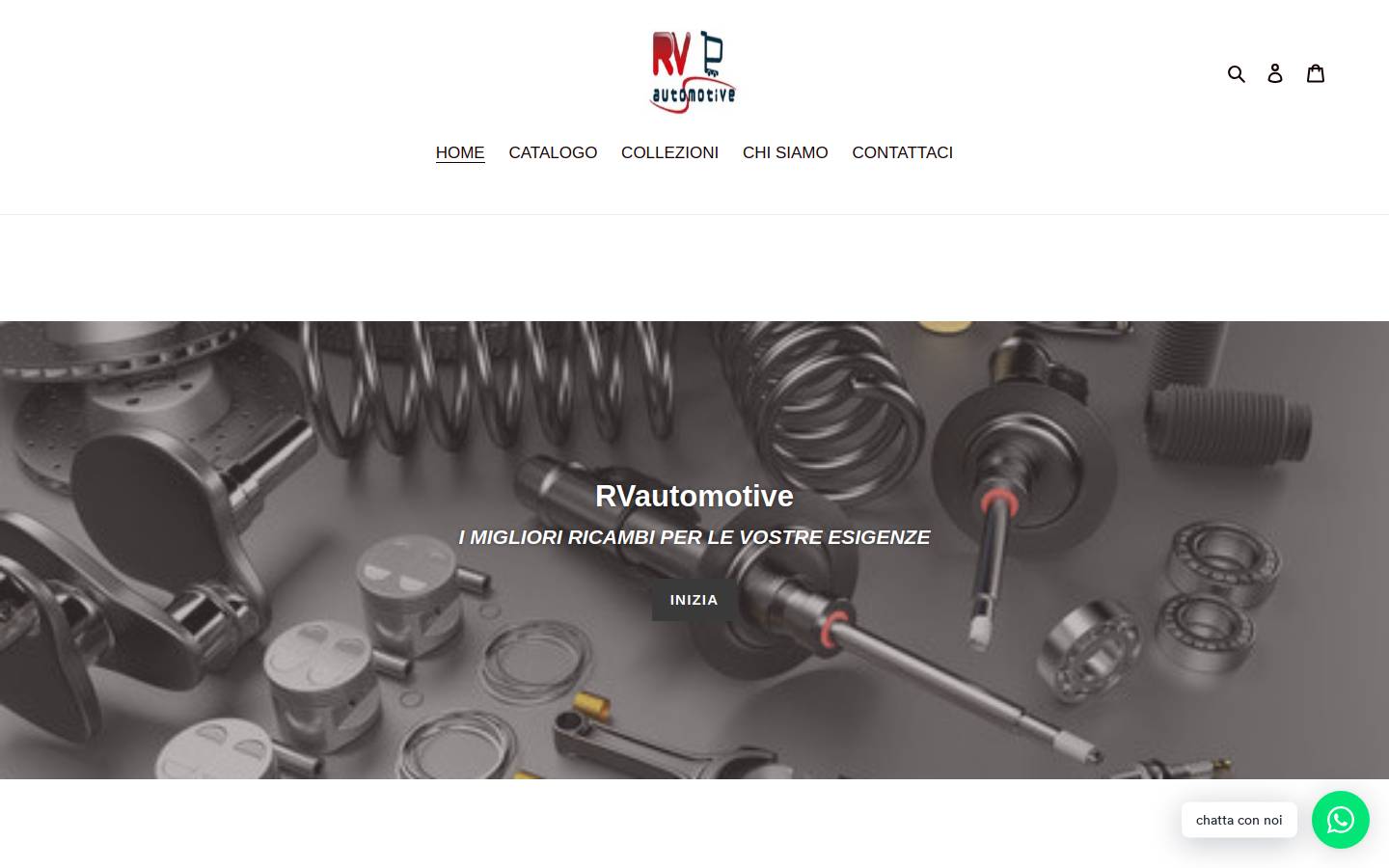 rvautomotive.it homepage screenshot