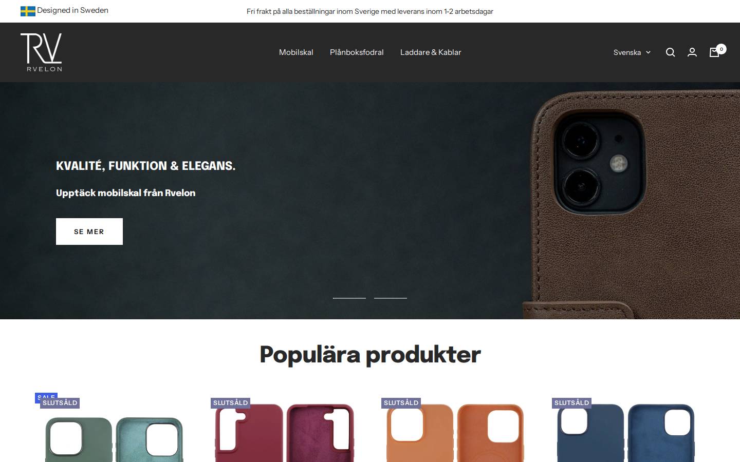 rvelon.com homepage screenshot