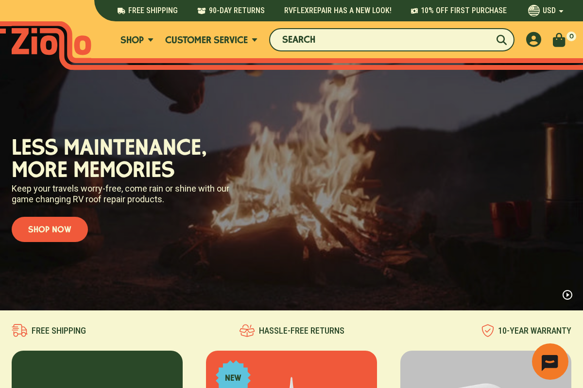 Ziollo homepage screenshot