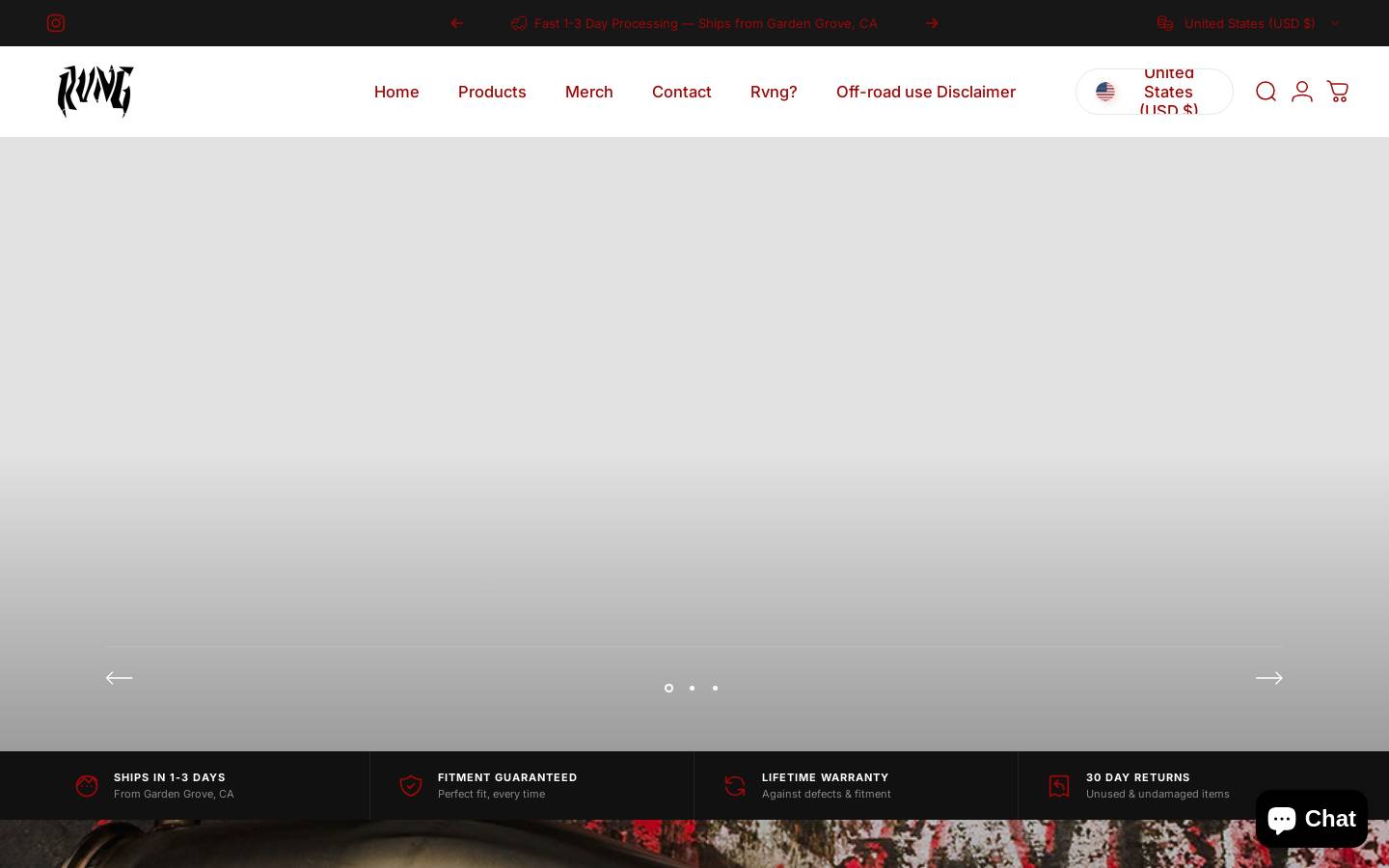 rvngraceworks.com homepage screenshot