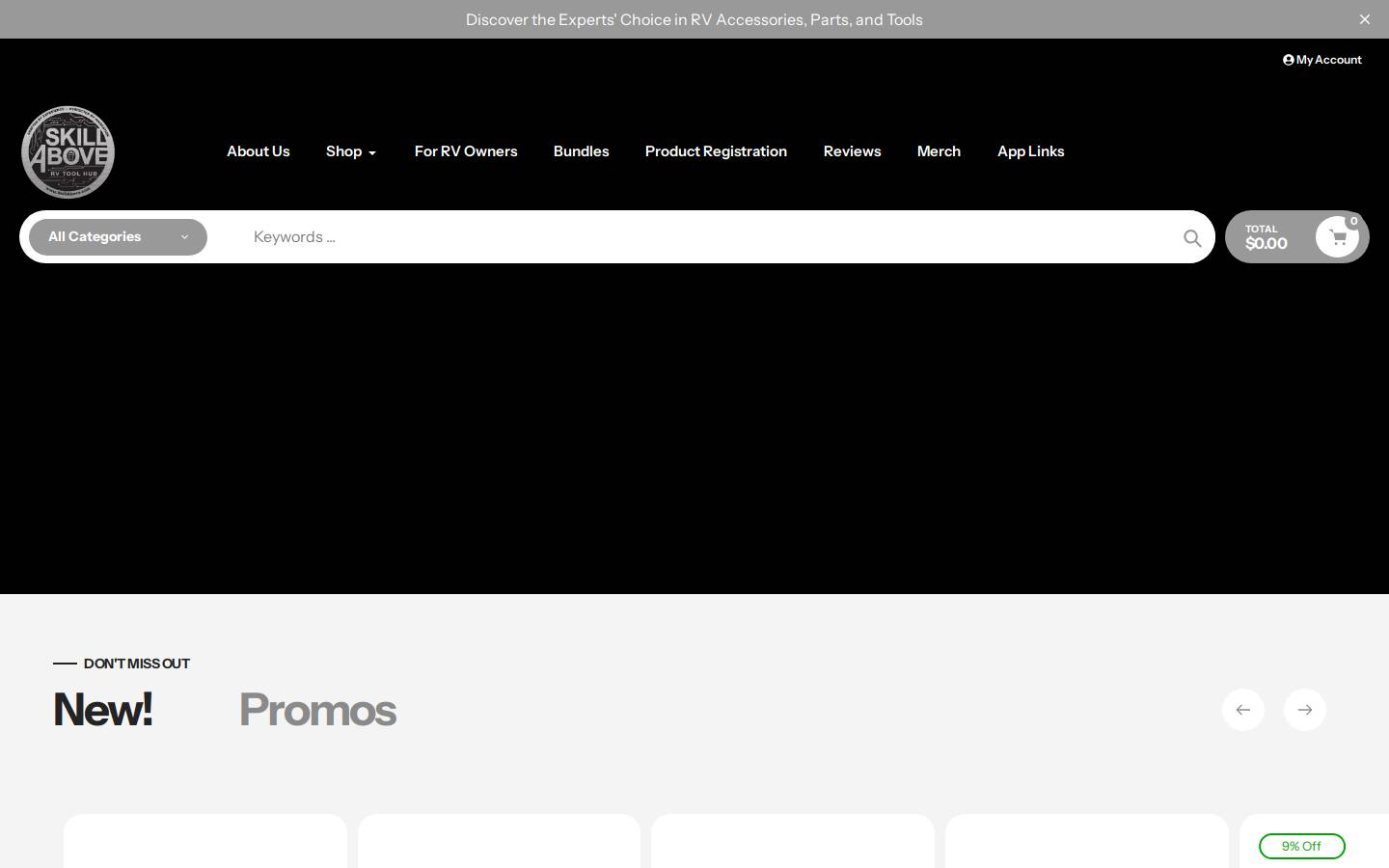 rvtoolhub.com homepage screenshot