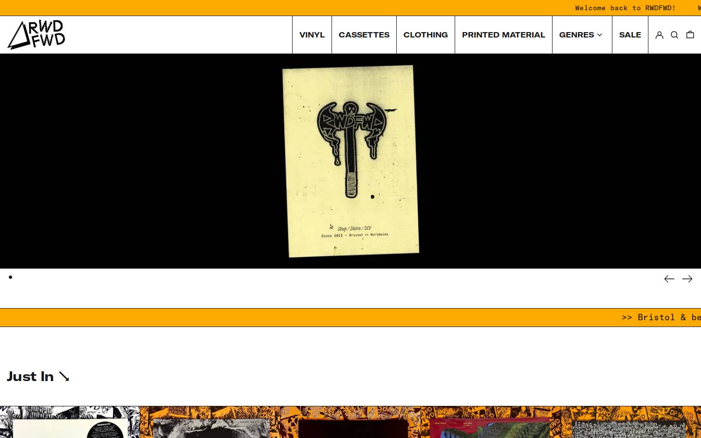 rwdfwd.com homepage screenshot